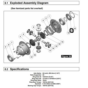 SP SEAL HOUSING KIT RD154/213