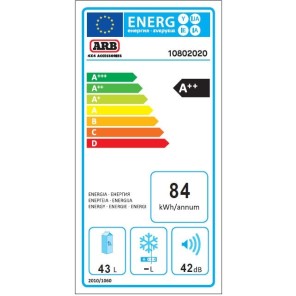 ARB Zero single zone kjøleboks 44L (PLUG F)