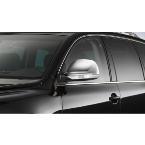 Mirrorcaps, Touareg '07-, chrome (plastic)