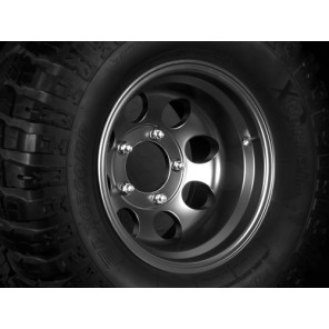 10x15 ET-42 Alloy Wheels, black, med TUV for YJ og TJ