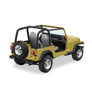Jeep YJ 1992-95 Rollbar Cover Kit Black denim