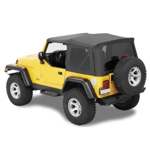 Supertop NX TJ Wrangler, '97-'06,uten dører, Black Denim