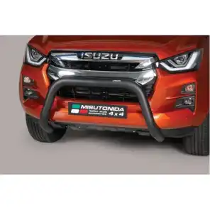 Frontbøyle, Isuzu D-Max (RG) '20-24', 76mm, sort pulverlakk